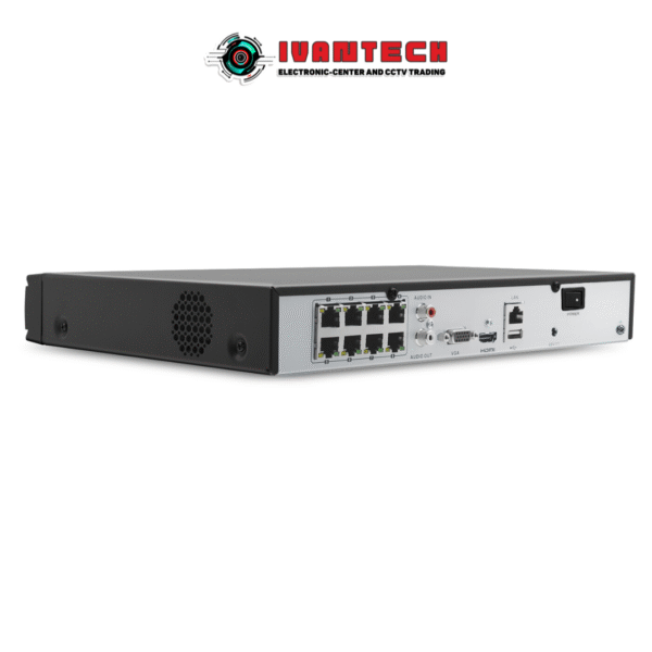 Hikvision DS-7608NI-Q1/8P 8-Channel 4K PoE NVR – Supports Up to 8 IP Cameras, H.265+ Compression, Built-in 8 PoE Ports, HDMI/VGA Output, Remote Viewing, Motion Detection – Reliable Network Video Recorder - Image 4