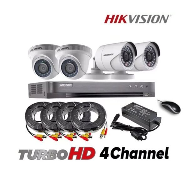 TVI-4CH 2B-2MP-ECO KIT – 4CH HD-TVI DVR with 2×2MP Bullet Cameras, Night Vision, Motion Detection & Remote Viewing for Home & Business Security - Image 2