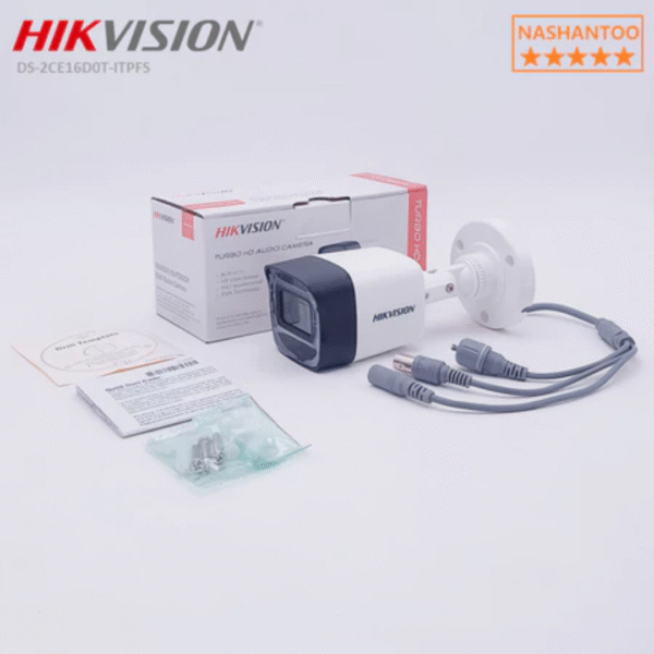 Hikvision DS-2CE16DOT-ITPFS 2MP Audio Bullet Camera | Full HD 1080p, Built-in Mic, IR Night Vision - Image 2