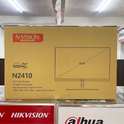 NVision N2410 23.8" VA Monitor | Full HD 1080p, 100Hz, Frameless Design, Eye-Care Technology