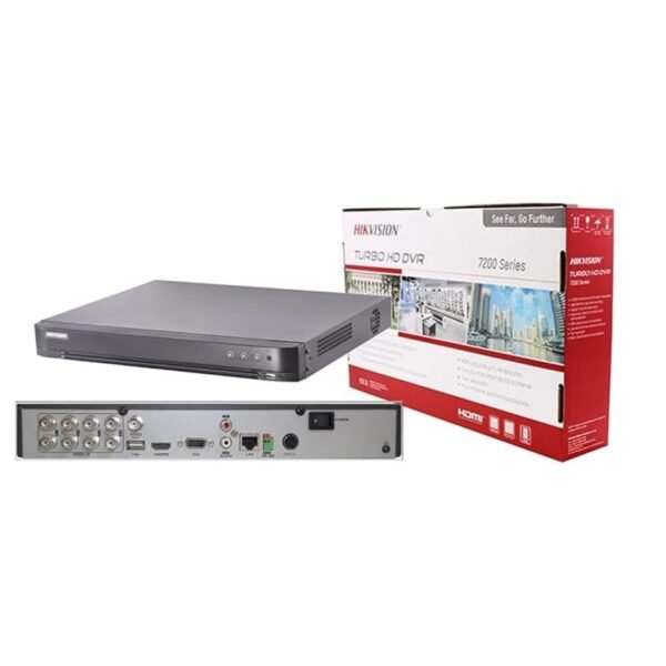 Hikvision DS-7208HGHI-K1(S) 8-Channel 1080p-Lite Turbo HD DVR (H.265 Pro+) – Hybrid Analog/IP, Motion Detection 2.0 - Image 2