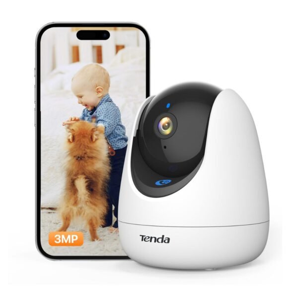 CP3 PRO 3MP Pan-Tilt Security Camera – Wi-Fi 6 Indoor Surveillance with AI Detection & One-Touch Call - Image 3
