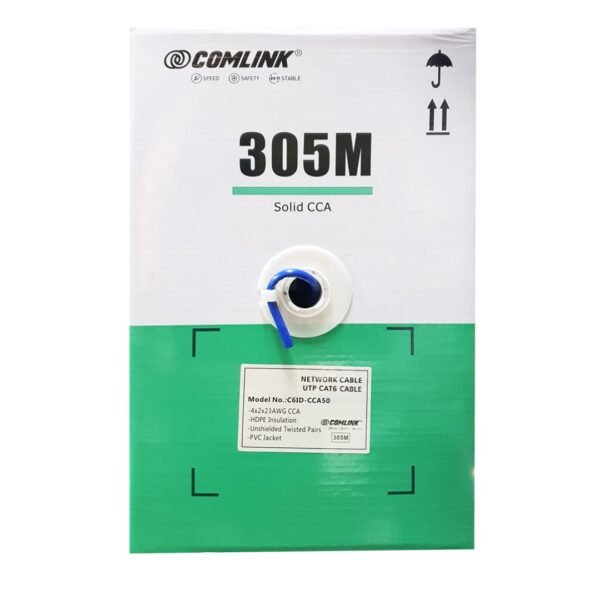 305M CAT6 UTP CABLE CCA COMLINK INDOOR - Image 3