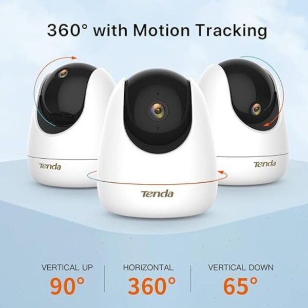CP3 PRO 3MP Pan-Tilt Security Camera – Wi-Fi 6 Indoor Surveillance with AI Detection & One-Touch Call - Image 4