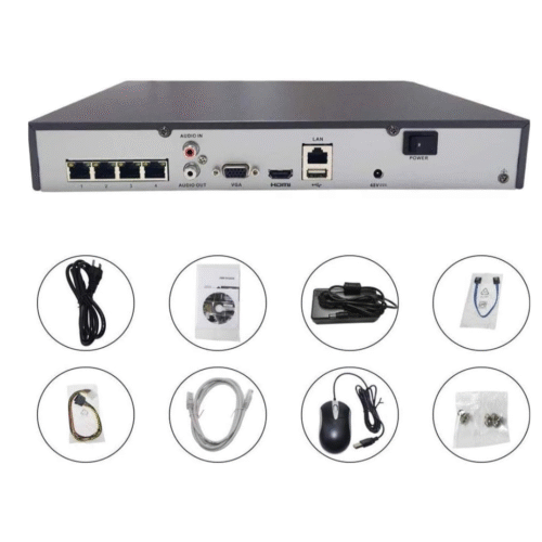 DS-7604NI-Q1/4P HIKVISION POE