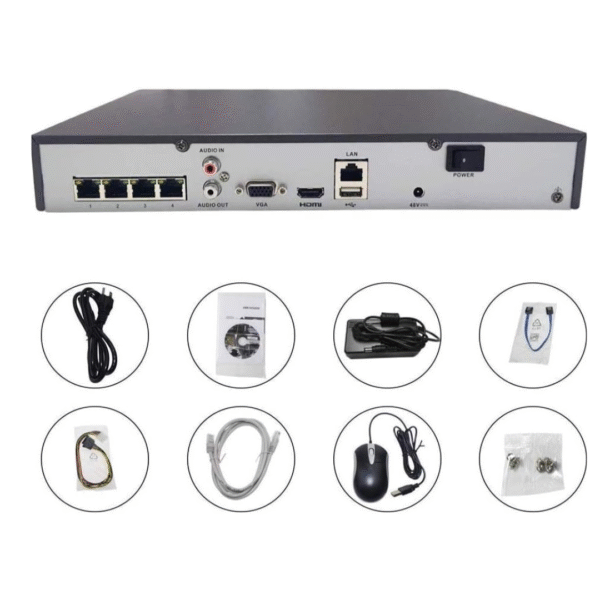 DS-7604NI-Q1/4P HIKVISION POE