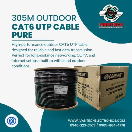 COMLINK 305M Outdoor CAT6 UTP Cable – Pure Copper
