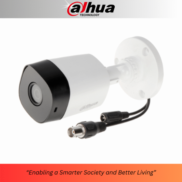 Dahua DH-HAC-B1A21N 2MP HDCVI Bullet Camera – 1080p Full HD, IR Night Vision 20m, Smart IR, 4-in-1 Output (CVI/TVI/AHD/CVBS), IP67 Weatherproof, Compact Design, Reliable Outdoor CCTV Security - Image 3