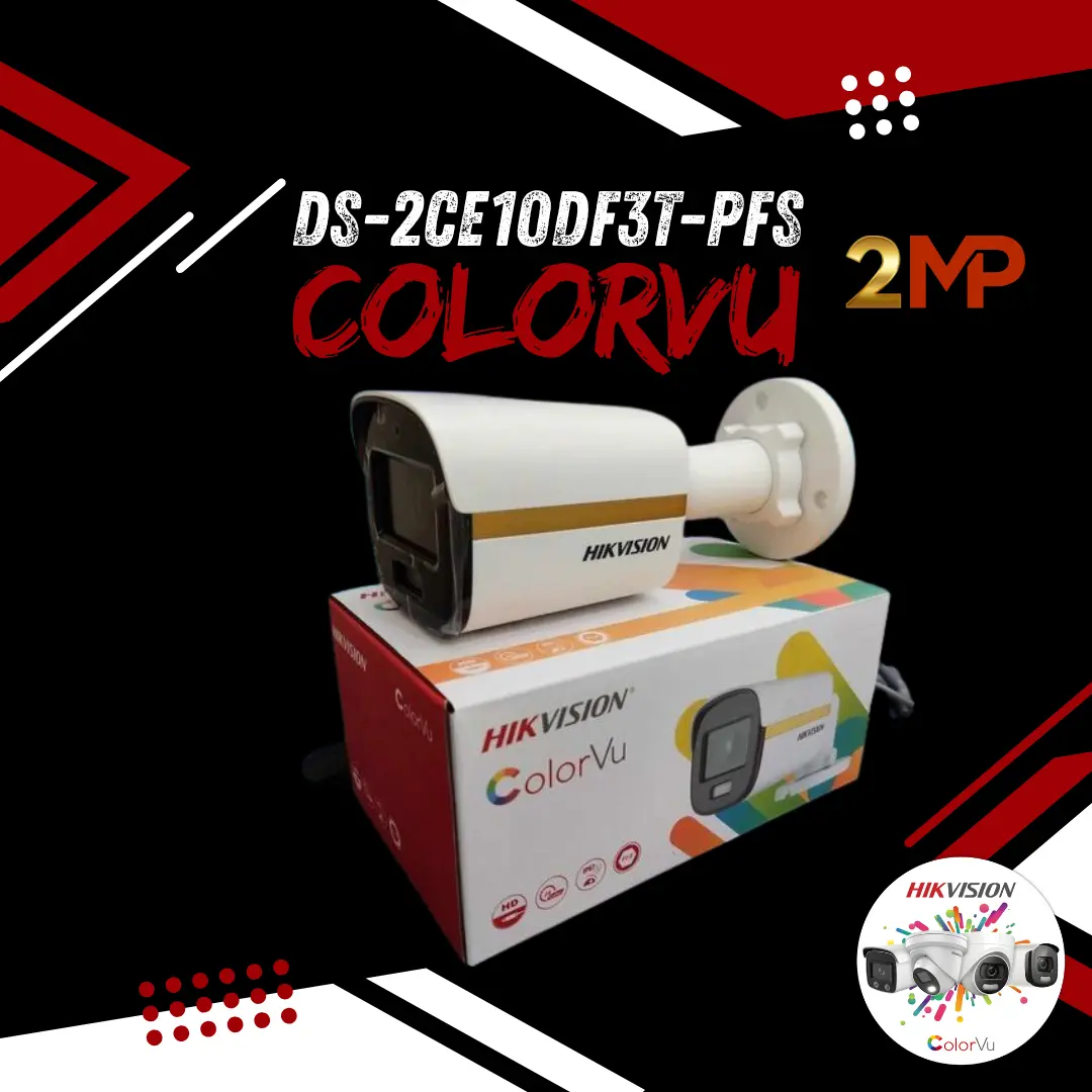 Hikvision DS-2CE10DF3T-PFS 2MP ColorVu Bullet Camera – 1080p Full HD - Image 3