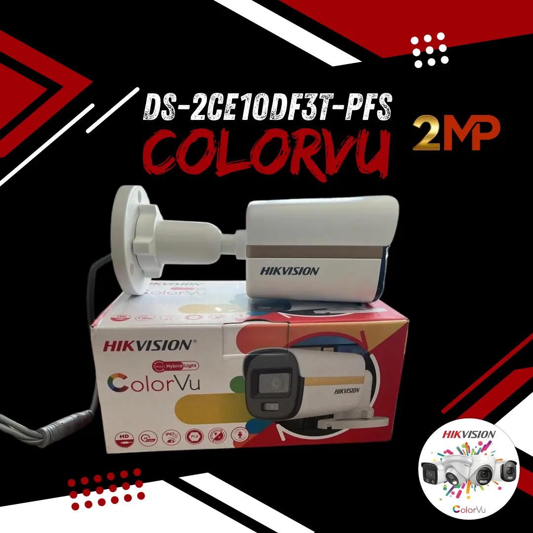 Hikvision DS-2CE10DF3T-PFS 2MP ColorVu Bullet Camera – 1080p Full HD - Image 4