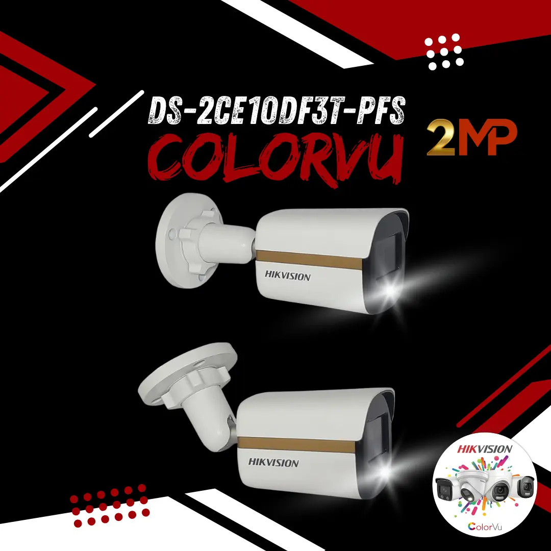 Hikvision DS-2CE10DF3T-PFS 2MP ColorVu Bullet Camera – 1080p Full HD - Image 5