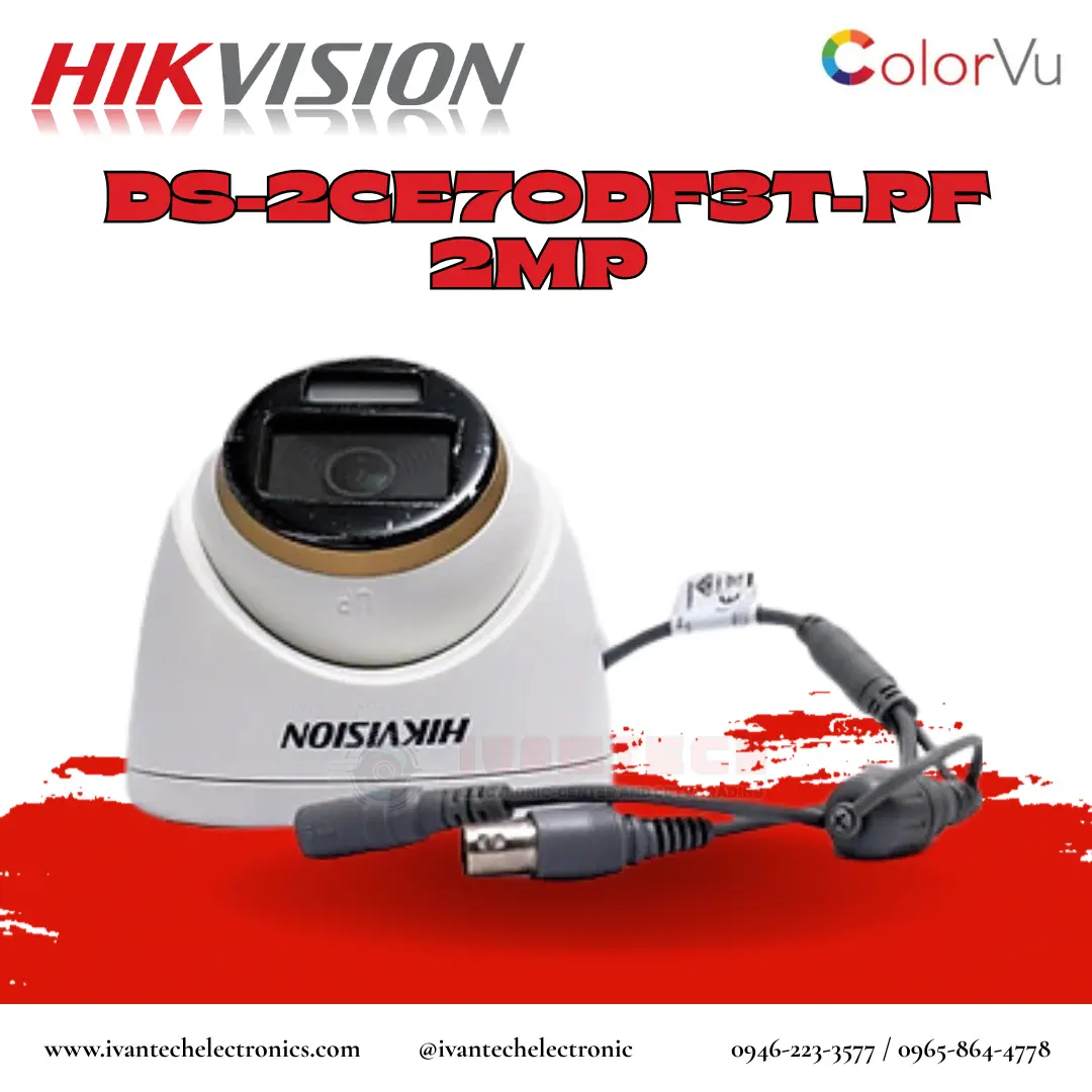 Hikvision DS-2CE70DF3T-PF 2MP ColorVu Dome Camera – 1080p Full HD - Image 5