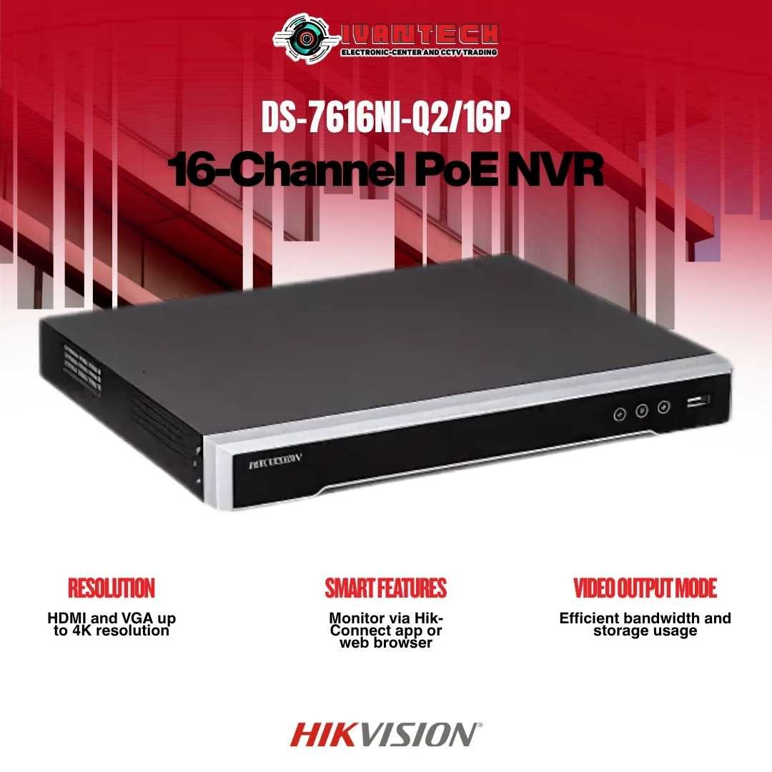 Hikvision DS-7616NI-Q2/16P 16CH PoE 4K NVR - Image 5