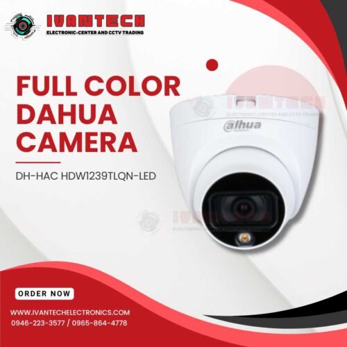 Dahua DH-HAC-HDW1239TLQN-LED 2MP Full-Color Dome Camera