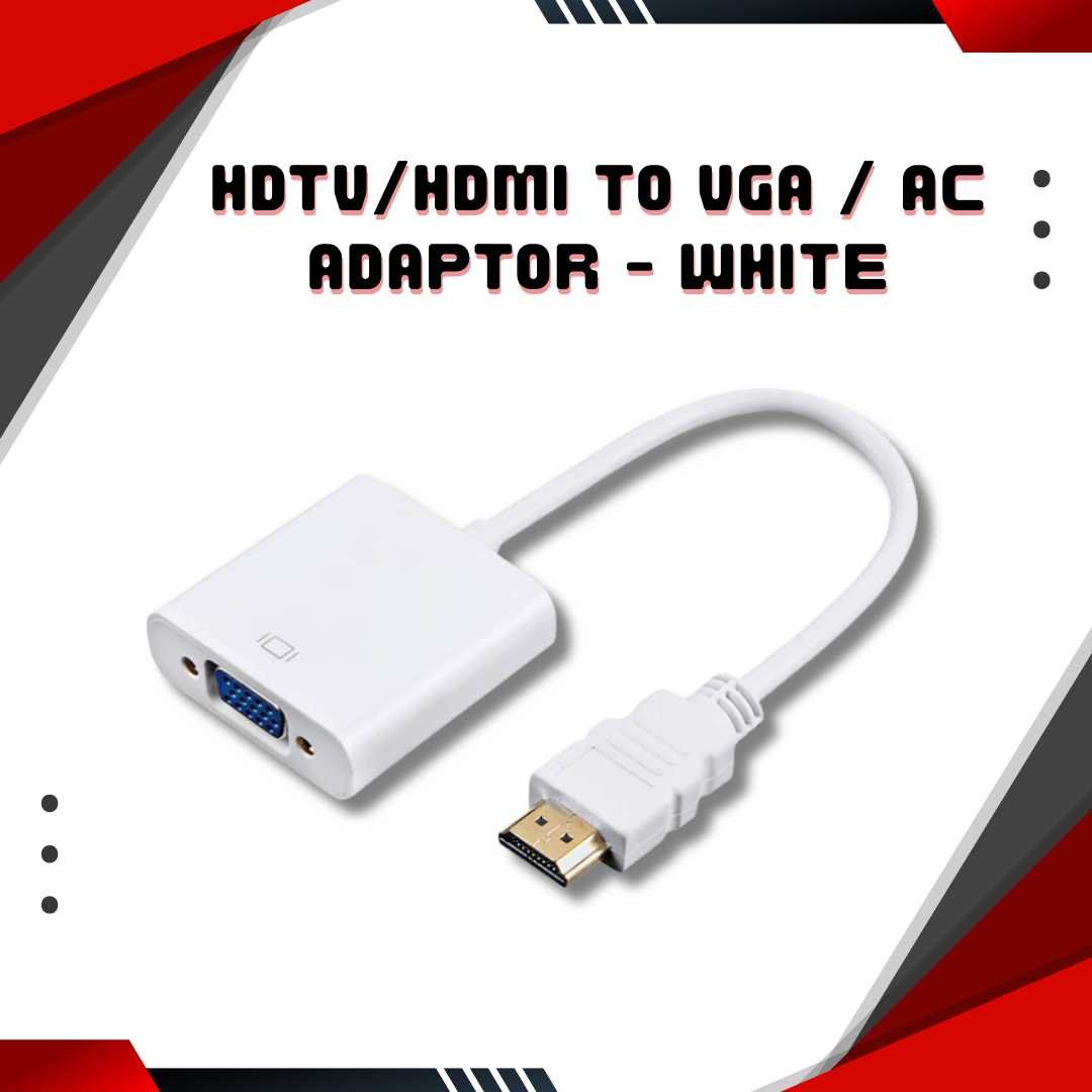 HDTV to VGA Converter Adapter – HDMI Input to VGA Output with Audio