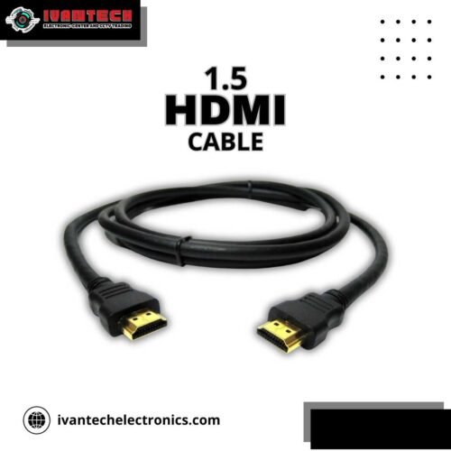 High-Speed 1.5M HDMI Cable with Gold-Plated Connectors