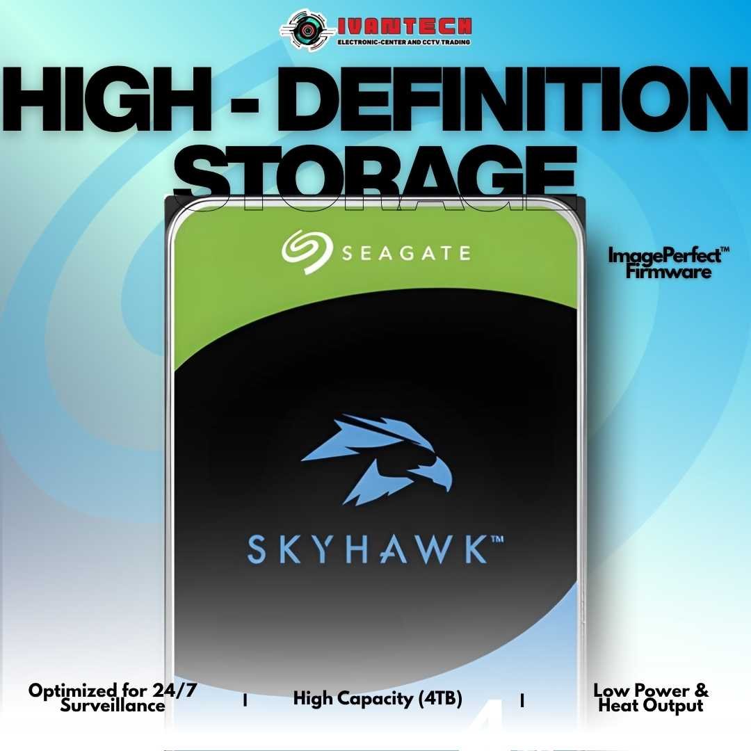 Seagate SkyHawk 4TB Surveillance HDD – 3.5" SATA for NVR/DVR Systems - Image 2