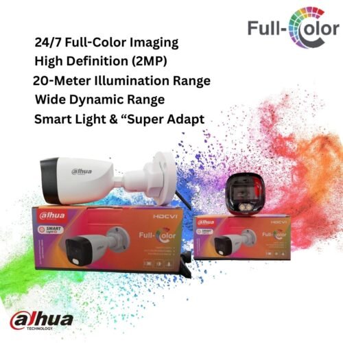 DH-HAC-HFW1239CN-LED BULLET 2MP FULL COLOR DAHUA CAMERA
