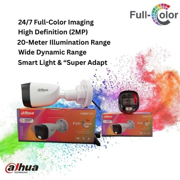 DH-HAC-HFW1239CN-LED BULLET 2MP FULL COLOR DAHUA CAMERA