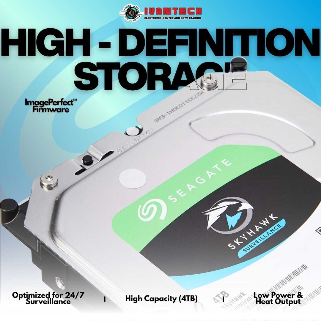 Seagate SkyHawk 4TB Surveillance HDD – 3.5" SATA for NVR/DVR Systems - Image 3