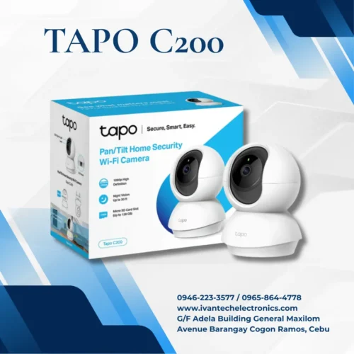 Tapo C200 Pan/Tilt Smart Wi-Fi Camera – 1080p Full HD Security Cam