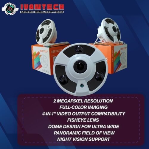 NK-360A2-W 2MP 4IN1 FULL COLOR FISH EYE DOME CAMERA