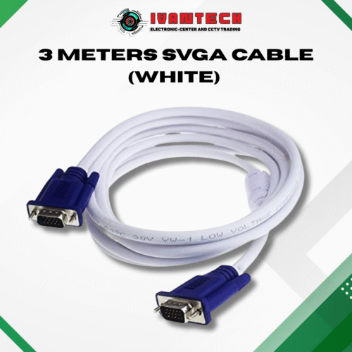 3 METERS SVGA CABLE (White)