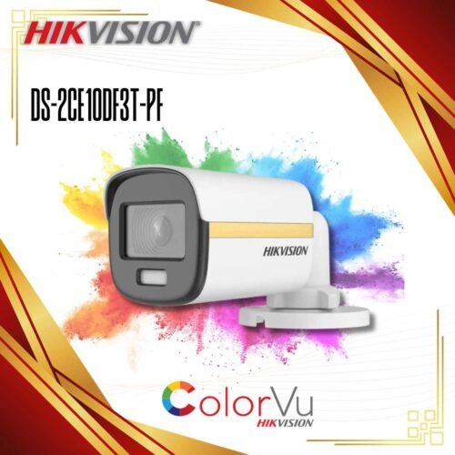 Hikvision DS-2CE10DF3T-PF 2MP ColorVu Bullet Camera – 1080p Full HD