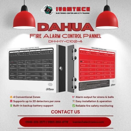 Dahua DH-HY-C102-4 Fire Alarm Control Panel – 4-Zone Intelligent System