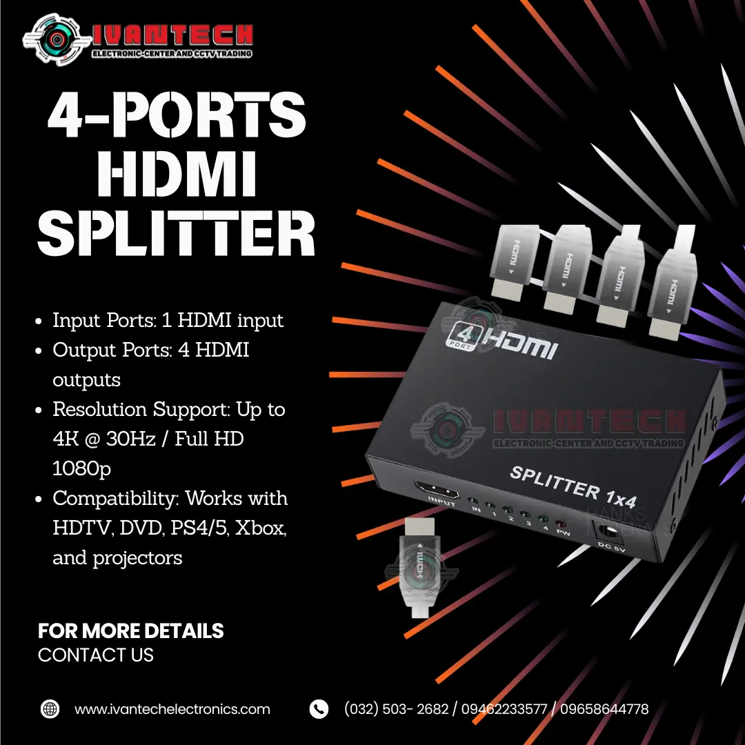4-Port HDMI Splitter Standard – 1 In 4 Out 4K Full HD Distributor - Image 5
