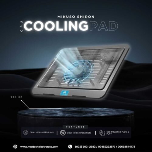 CPU Cooling Pad 064 X2 Dual-Fan Laptop Cooler