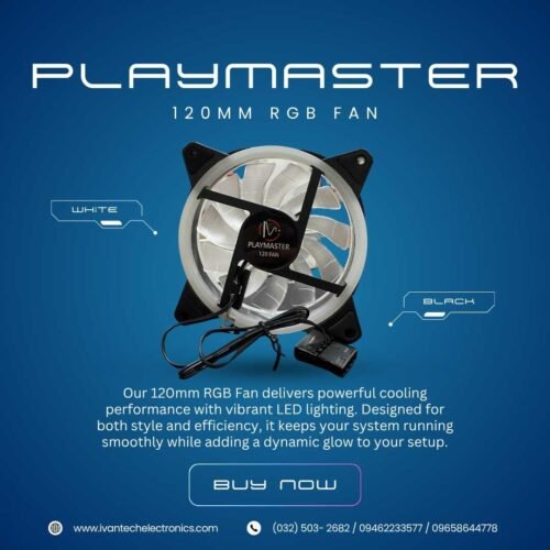 PlayMaster 120mm RGB Cooling Fan