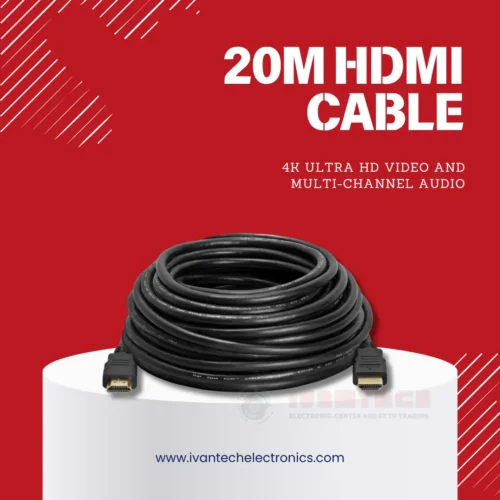 20M High-Speed HDMI Cable – 4K UHD Audio & Video Transfer Cord