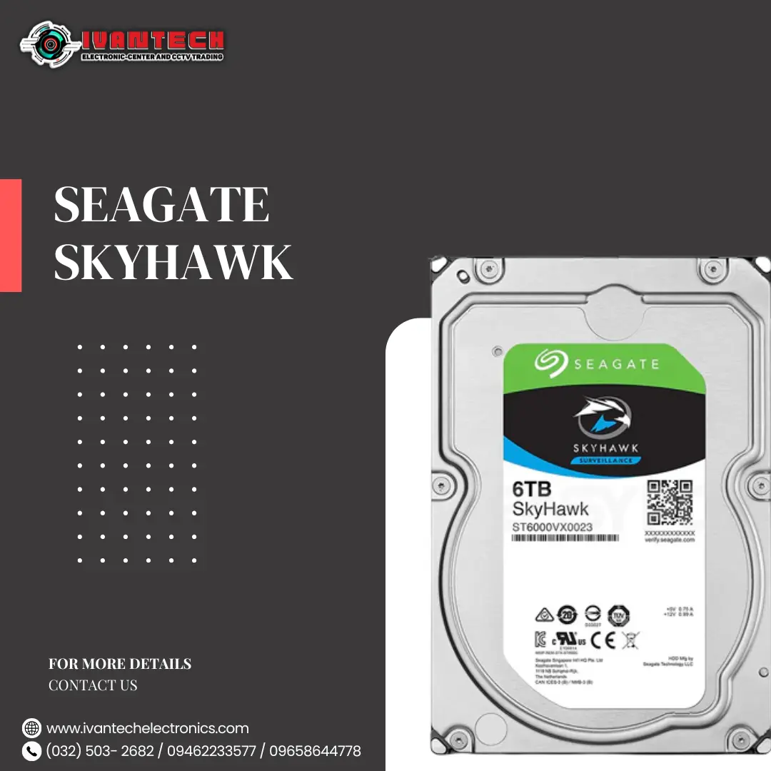 Seagate SkyHawk 6TB Surveillance HDD 7200RPM SATA 3.5 - Image 4