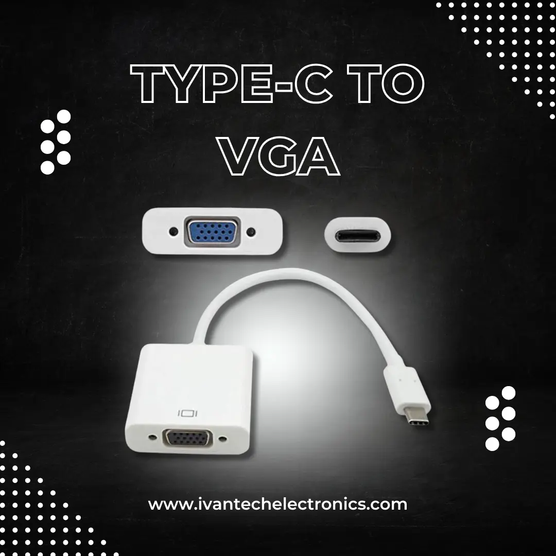 Type-C to VGA Adapter – USB-C to VGA 1080P HD Display Converter - Image 4
