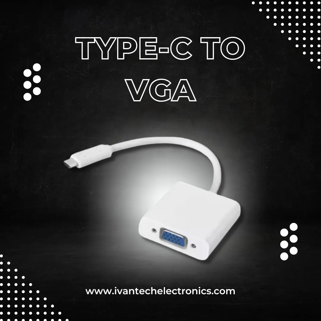Type-C to VGA Adapter – USB-C to VGA 1080P HD Display Converter - Image 3