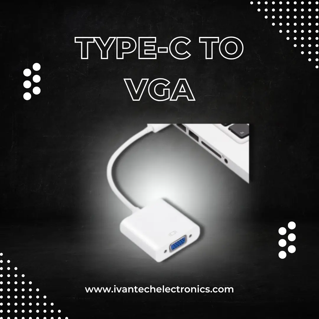 Type-C to VGA Adapter – USB-C to VGA 1080P HD Display Converter - Image 2