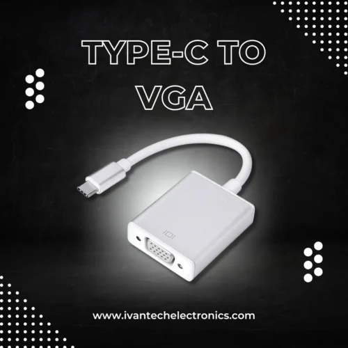 Type-C to VGA Adapter – USB-C to VGA 1080P HD Display Converter