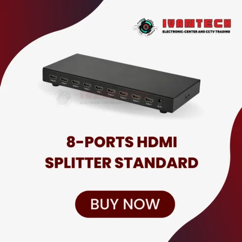 8-Port HDMI Splitter Standard – 1 In 8 Out 4K Full HD Distributor