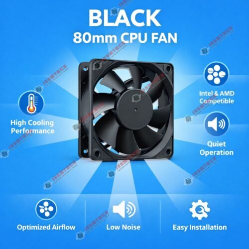 CPU FAN BLACK 120MM